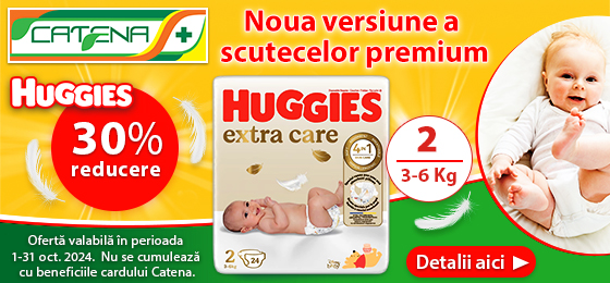 Bebe nou-nascut? Conteaza pe Huggies! 