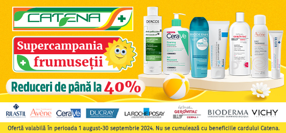 Supercampania frumusetii la Catena – beneficiezi de reduceri de pana la 40% la dermato-cosmetice! 