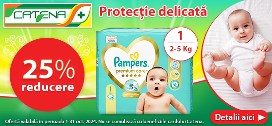 Protectie delicata pentru pielea sensibila a bebelusului cu Pampers Premium Care nr. 1 