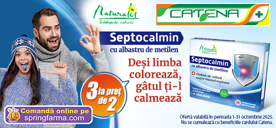 Septocalmin cu albastru de metilen calmeaza gatul si desfunda nasul