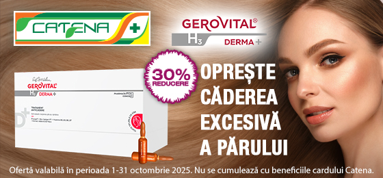 Opreste caderea excesiva a parului cu Gerovital!