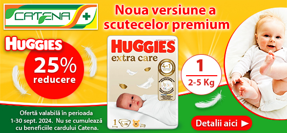 Bebe nou-nascut? Conteaza pe Huggies! 