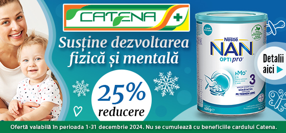 Nutritie echilibrata pentru micutul tau cu laptele praf Nan 3 Optipro 