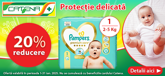 Protectie delicata pentru pielea sensibila a bebelusului cu Pampers Premium Care nr. 1 