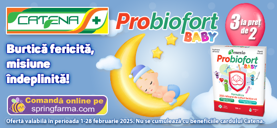 Burtica fericita, misiune indeplinita cu ProbioFort Baby! 