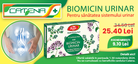 Biomicin Urinar, efect antiseptic si antibacterian 