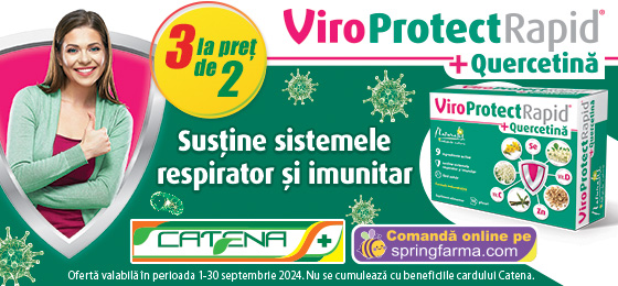 ViroProtect Rapid + Quercetina sustine imunitatea! 