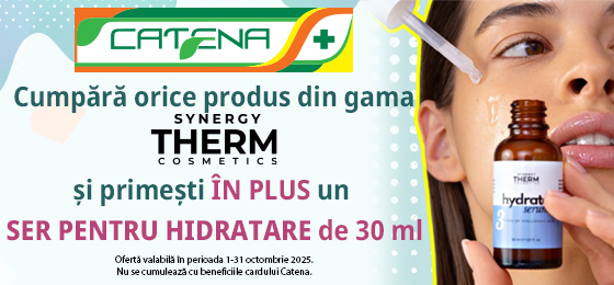 Ten hidratat si protejat cu Synergy Therm!