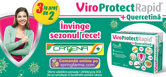 ViroProtect Rapid + Quercetina sustine imunitatea! 