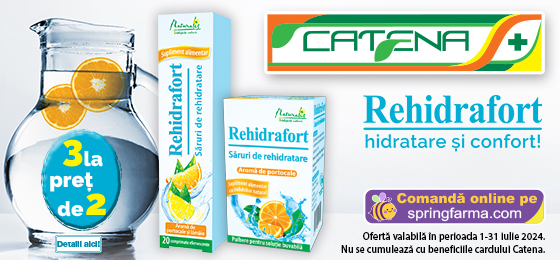 Solutia pentru prevenirea deshidratarii: Rehidrafort!