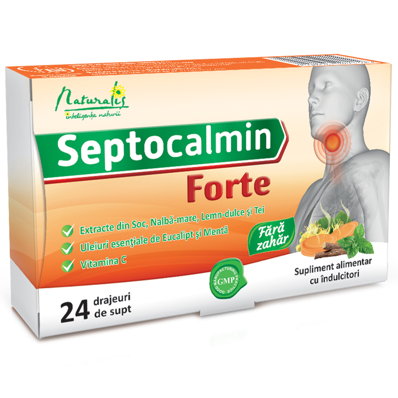 Naturalis Septocalmin forte X 24 pastile