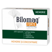  Bilomag Forte Memorie si Concentrare, 120 capsule, Zdrovit