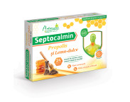 Naturalis Septocalmin propolis si lemn dulce x 24 draj. de s