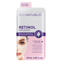 Skin Republic Masca servetel cu infuzie de retinol