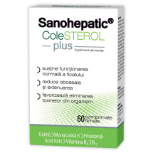 Sanohepatic colesterol Plus, 60 comprimate filmate, ZDROVIT