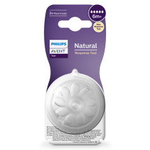 Avent Natural Response Tetina debit rapid 6l+ X 2 bucati