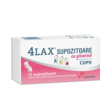 4Lax Glicerina Copii X 12 supozitoare