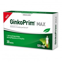 GinkoPrim Max 120 mg, 30 tablete