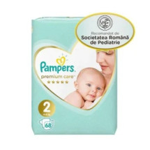 Pampers Premium Care marimea 2 Mini 4-8 kg X 68 bucati