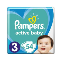 Pampers Active Baby marimea 3, 6-10kg X 54 bucati nou