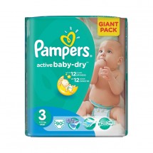 Pampers nr.3 Active Baby Midi 4-9 kg x 90 buc