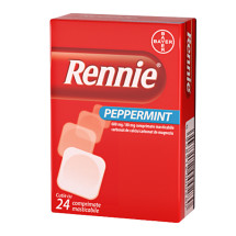 Rennie peppermint X 24 comprimate masticabile