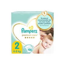 Pampers Premium Care S2 Mini, 4-8kg  X 46 bucati