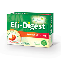 Efi-Digest, 20 comprimate filmate gastrorezistente, NATURALIS