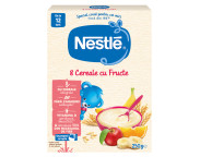 Nestle 8 cereale cu fructe 250g - de la 1 an