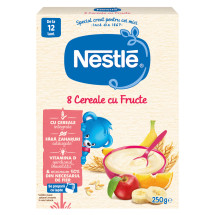 Nestle 8 cereale cu fructe X 250 g