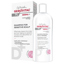 GH3 Derma+ Sampon pentru scalp sensibil, 200 ml, GEROVITAL