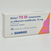 Diclac 75mg, 10 comprimate