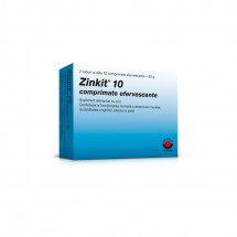 Zinkit 10 mg, 20 comprimate efervescente