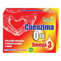 Coenzima Q10 + Omega 3, 30 capsule, Naturalis 