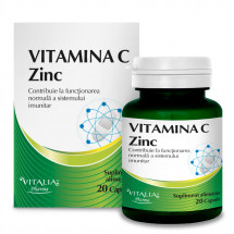 Vitamina C+Zinc,  20 capsule