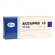 Accupro 10 mg, 30 comprimate filmate