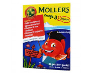 Moller`s Omega-3 x 36 pestisori gumati aroma capsuni