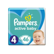 Pampers Active Baby marimea 4, 9-14kg X 46 bucati nou