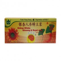 YK- Ginko Biloba&Ginseng&Royal Jelly x 10 fiole buvabile