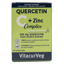 Quercetin C+Zn Complex, 60 comprimate, PHARMALIFE