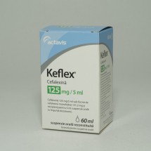 Keflex suspensie 125mg/5ml, 60 ml