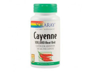 Secom Cayenne (Ardei iute) 450mg x 100 capsule vegetale