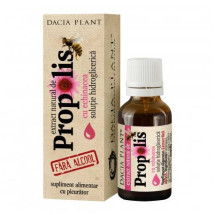 Extract natural de propolis cu echinacea spray fara alcool, 20 ml, Dacia Plant