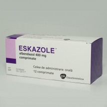 Eskazole 400 mg, 12 comprimate