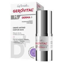 GH3 Derma+ Crema antirid contur ochi, 15 ml, GEROVITAL