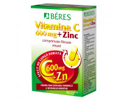 Beres Vitamina C 600mg + Zn x 30 comprimate filmate retard