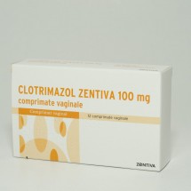 Clotrimazol 100mg, 12 comprimate vaginale