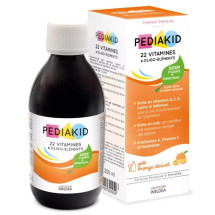 Pediakid 22 Vitamine si Oligoelemente sirop cu gust de portocale X125 ml