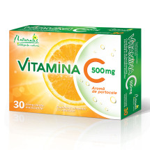 Vitamina C 500 mg, 30 comprimate masticabile, NATURALIS