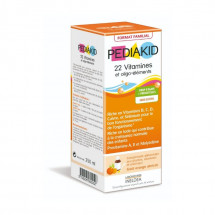 Pediakid 22 - Vitamine si Oligoelemente sirop cu gust de portocale, 255 ml